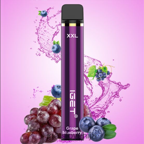 IGET Bar Store xxl - 1800 vpihov grozdna borovnica PPH6J552