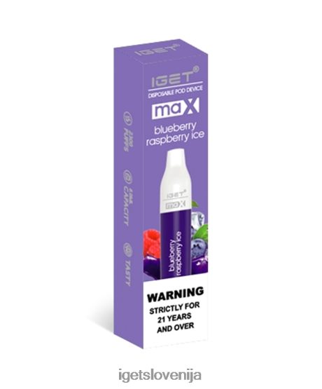 IGET Eshop max borovničevo malinov led PPH6J80