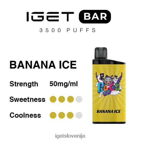IGET Vape Sale bar 3500 vdihov bananin led PPH6J282