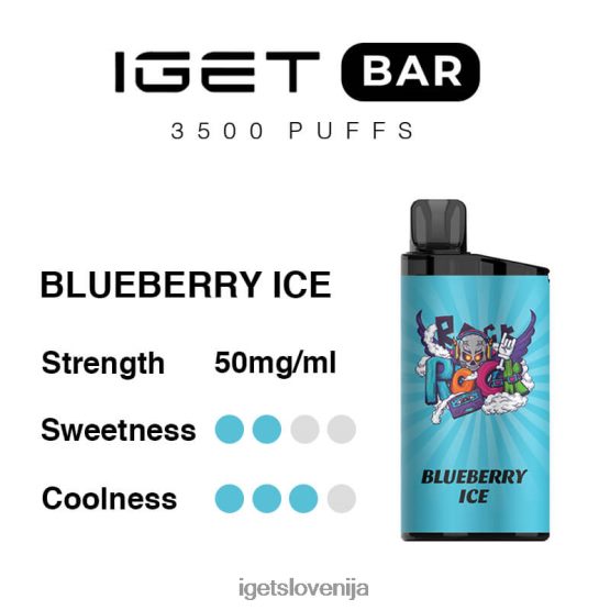 IGET Bar Store bar 3500 vdihov borovničev led PPH6J288