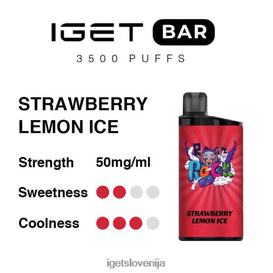 IGET Bar Sale bar 3500 vdihov jagodno limonin led PPH6J293
