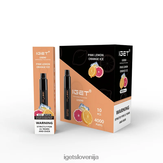 IGET Sale legenda 4000 vdihov roza limonin pomarančni led PPH6J321