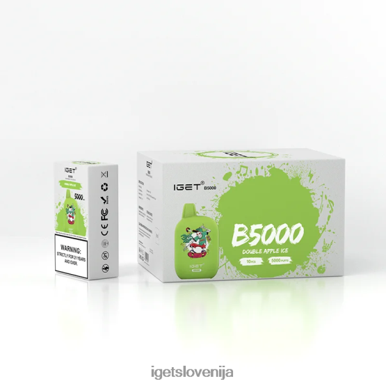 IGET Vape b5000 dvojni jabolčni led PPH6J315