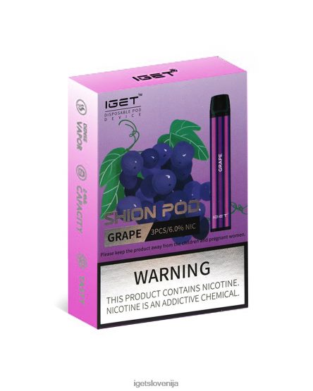 IGET Vape 3 x shion grozdje PPH6J15