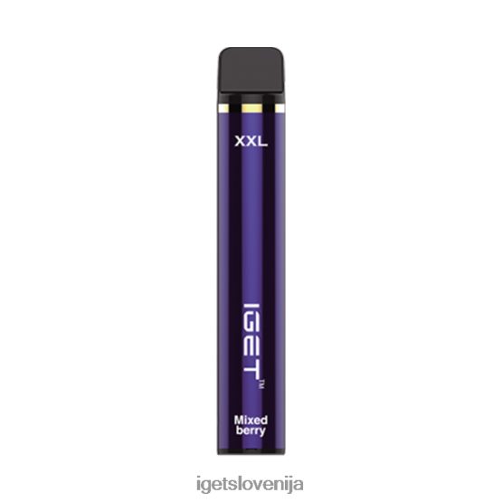IGET Vape Flavours brez nikotina xxl 1800 vdihov bujni led PPH6J366