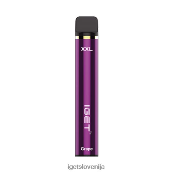 IGET Vape Flavours brez nikotina xxl 1800 vdihov bujni led PPH6J366